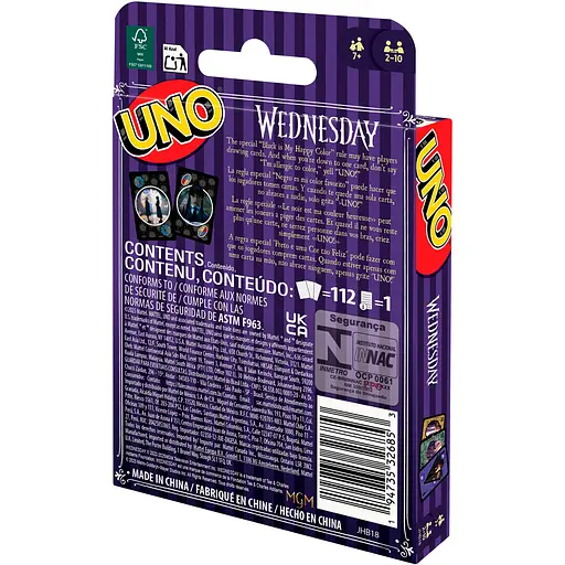 Карткова гра Uno Wednesday (JHB18) - фото 4