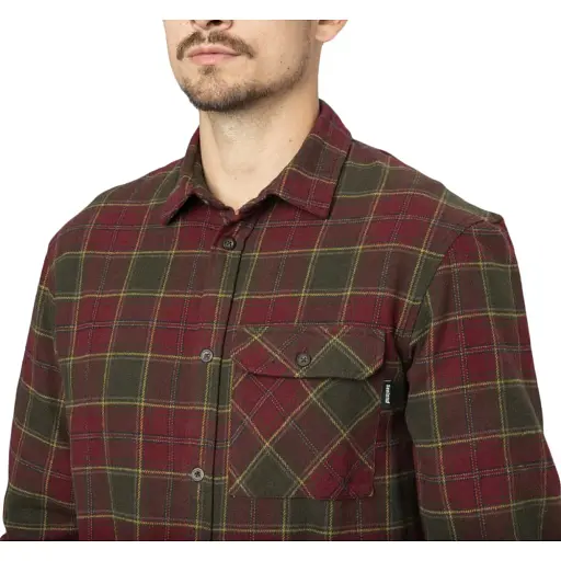 Рубашкa Seeland Glen Flannel Shirt XL Red check - фото 5