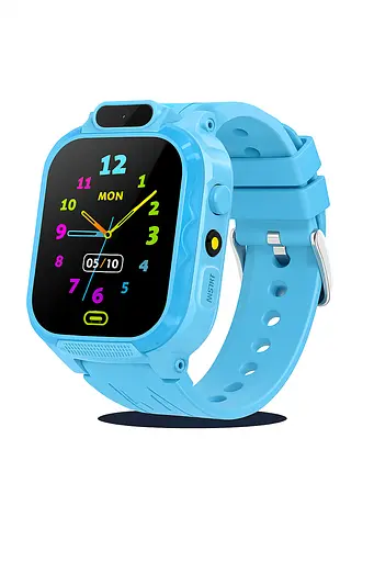 Смарт-часы телефон детские Smart Watch S12 с видеозвонком GPS SIM-карта Blue (18576)