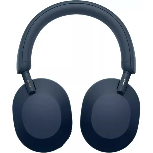 Наушники Sony Over-ear WH-1000XM5 BT 5.2 ANC Hi-Res AAC LDAC Wireless Mic синие - фото 2