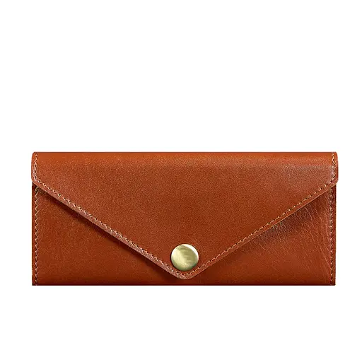 Жіночий шкіряний гаманець Керрі 1.0 світло-коричневий - фото 7