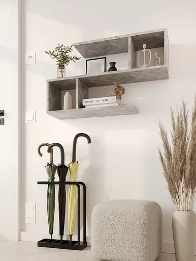 Полка-конструктор MebelStar 153,2x20x44,8 см Бетон (MBS-1798) - фото 2