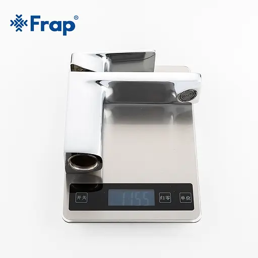 F1046 Змішувач для умивальника гайка Ø35 Frap 1/10 Хром - фото 3