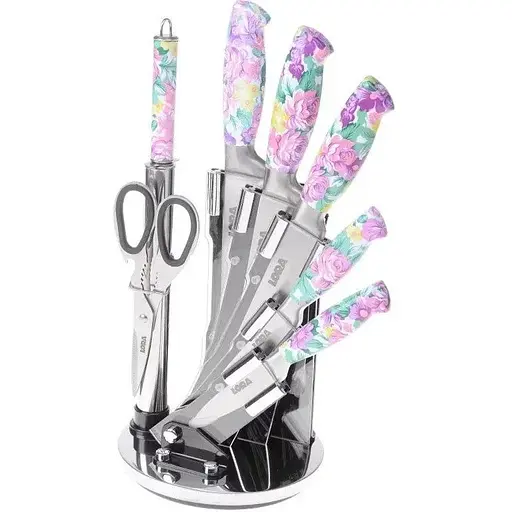 Набір ножів із підставкою 8 предметів NS17SETKN/COL