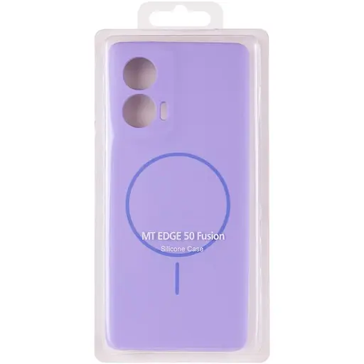 Чохол Lakshmi Silicone Cover Full Camera (AA) with MagFit для Motorola Edge 50 Fusion Бузковий/Dasheen - фото 6