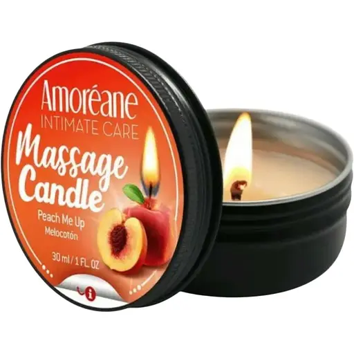 Масажна свічка Amoreane персик, 30 мл