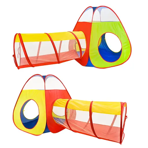 Дитячий намет "Піраміда" Bambi JY1711-1, 88 х 88 х 90 см 2 входи - фото 3