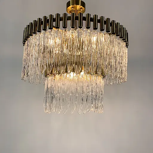 Люстра-реплика Crystal Icicle на 9 ламп (диаметр 60 см) Line.F MJ 187-600 AB - фото 2