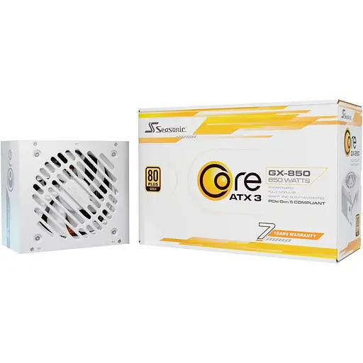 Блок живлення Seasonic Core GX-850W ATX 3.1 80+ Gold White (CORE GX-850-ATX31 WHITE) - фото 10
