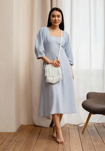 Шкіряна жіноча сумка з бахромою міні-кроссбоді Fleco біла - фото 8