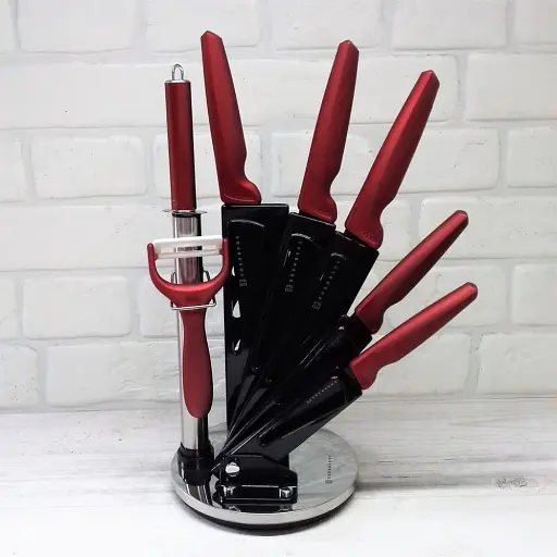 Набор кухонных ножей Edenberg EB-951 антибактериальное покрытие 8 предметов - фото 4