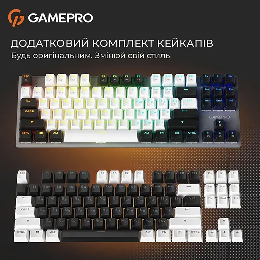 Клавіатура GamePro Genesis Joker Pro (MK124G) 87% Red switches (MK124G Pro) - фото 12