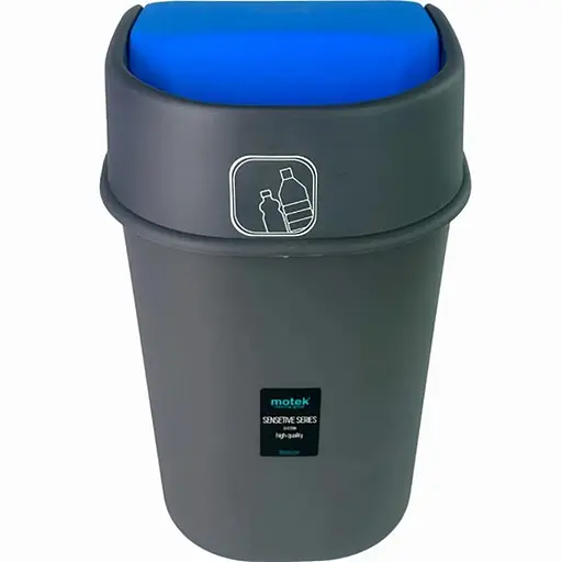 Контейнер для сортировки мусора Motek 22 л для пластика (СPY-115 М) - фото 1