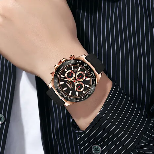Наручний годинник чоловічий 9275RGBK Rose Gold-Black Skmei acs0029814 - фото 3