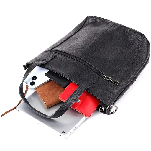 Женская сумка Vintage из натуральной кожи 28х25х12 см sum0029063 - фото 9