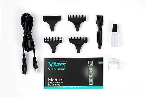 Професійна машинка для стрижки, окантовочна машинка VGR V-085 (Бронза) - фото 5