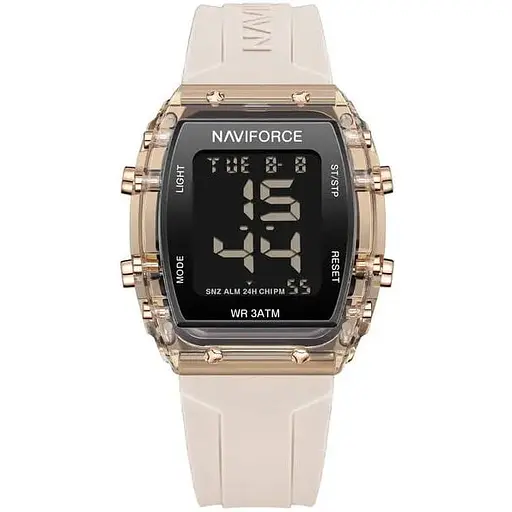 Наручний годинник жіночий Naviforce Lady Sport Золотий (3110)