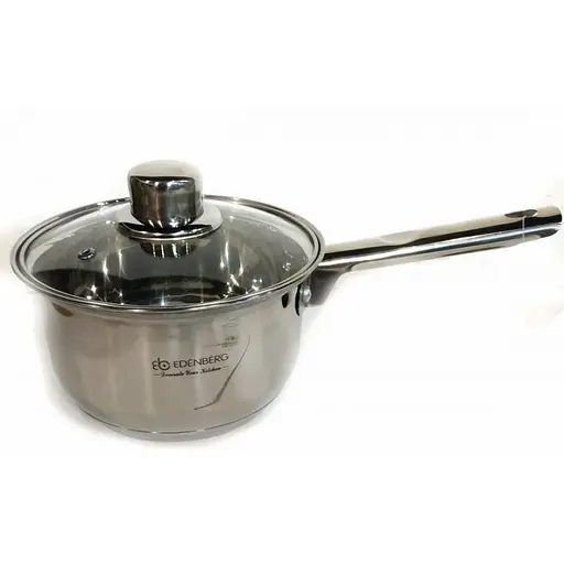 Універсальний набір каструль Edenberg EB-3735 з нержавіючої сталі з антипригарним покриттям з кришками - фото 2