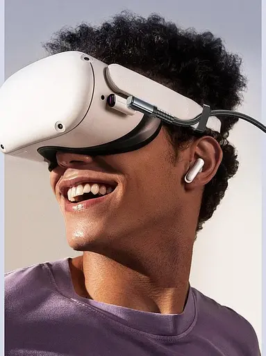 Кабель Toocki Link VR для Oculus Meta Quest 3, Pico 4 з перехідником 5 м - фото 8