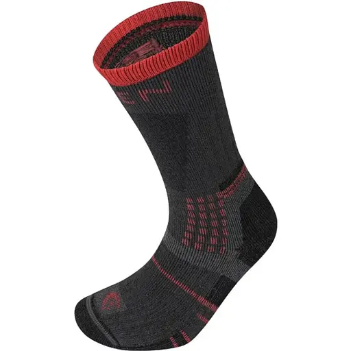 Шкарпетки Lorpen T3HWC T3 Women Heavy Trekker Eco Charcoal/Red S (1052-6210299 5427 S)