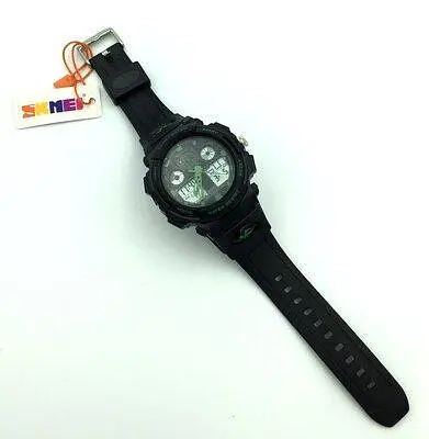 Чоловічий водонепроникний наручний годинник Skmei 1270 Зелений - фото 5