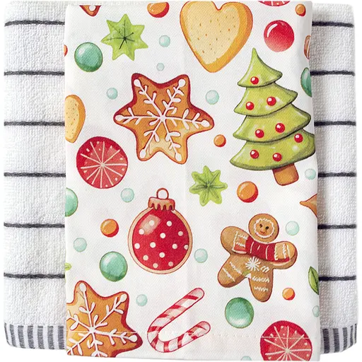 Набір рушників Lotus Home Christmas Sweets 40х60 см 2 шт. (svt-2000022348232)