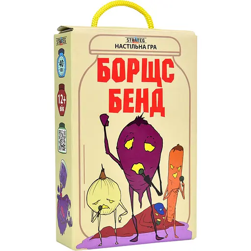 Настільна гра Strateg  Борщс Бенд українською мовою (30474) - фото 1
