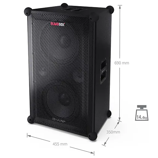 Портативна колонка Sharp SumoBox Pro CP-LS200 - фото 8