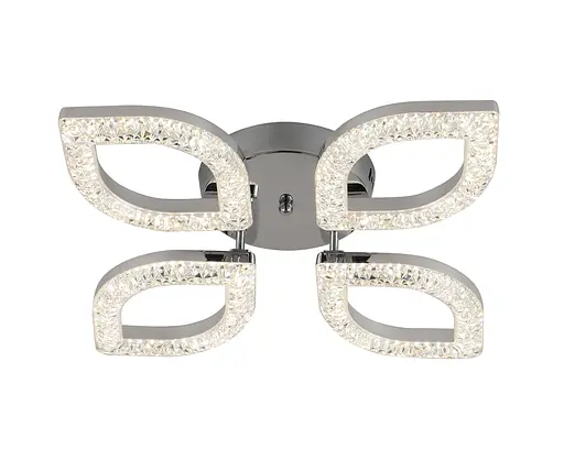 Люстра светодиодная акриловая Sirius 2721/4 CR 40W*2