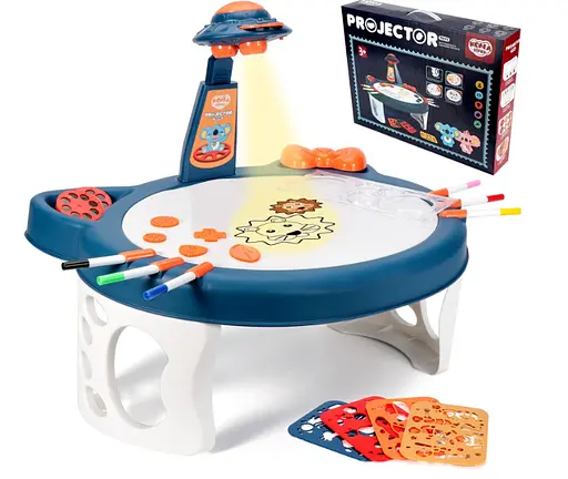 Детский столик с проектором для рисования 3-в-1 - фото 2