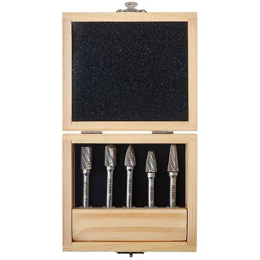 Набір борфрез Alloid Building Tools твердосплавних по металу 5 шт. (CB-63254) - фото 2