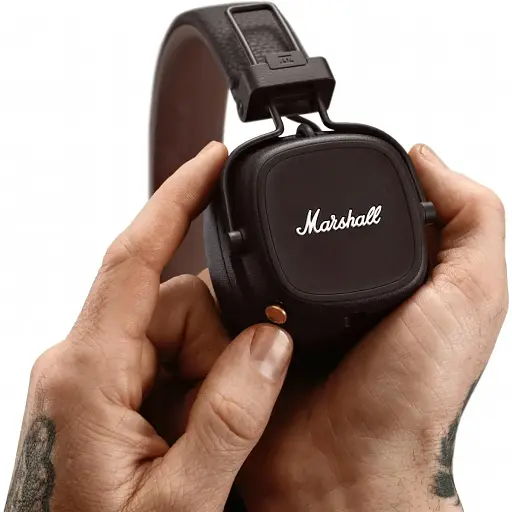 Bluetooth-гарнітура Marshall Major IV Brown (1006127) - фото 7