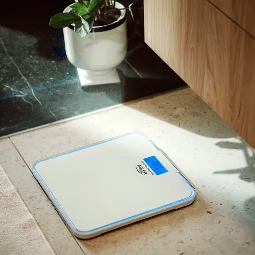 Весы напольные Adler AD 8183 white электронные/ 180кг/ 2хААА автовыключение/ синяя подсветка - фото 8