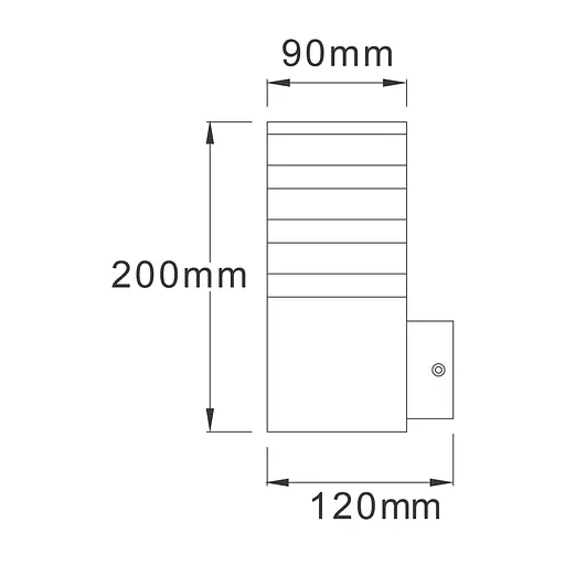 Вуличний світильник із датчиком руху Goldlux 317667 Teksas E27 1x12W IP44 GR - фото 3