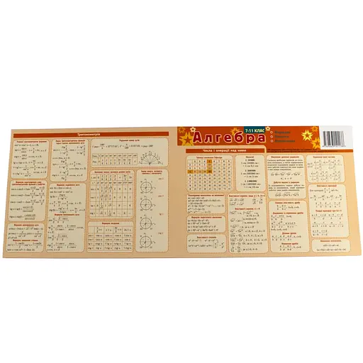Картонка-подсказка Алгебра 7-11 класс 66438 - фото 2