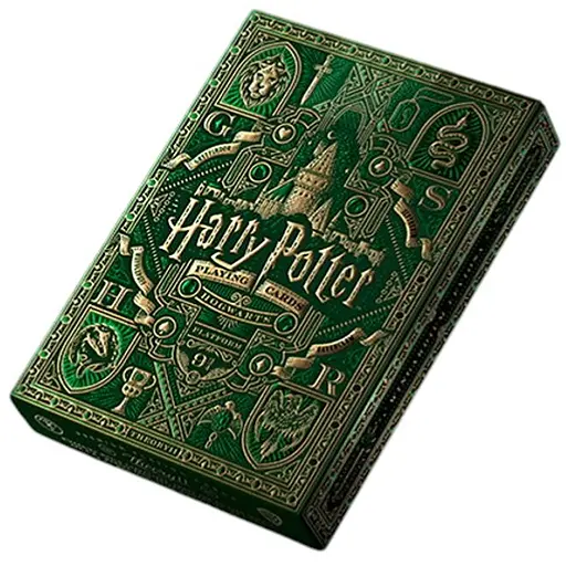 Карты игральные United States Playing Card Company Theory11 Harry Potter Slytherin (green) (PC_T11HPS) - фото 1