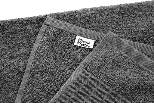 Набор полотенец махровых Ardesto Lotus 50х90 см 70х140 см 2 шт. 100% хлопок темно-серый (ART2357MC)  - фото 6