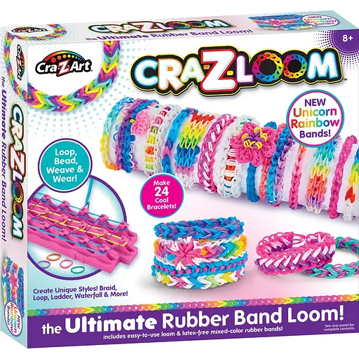 Набір для виготовлення браслетів Cra-Z-Art Ultimate Rubber Band Loom в асортименті (19128CRA) - фото 1
