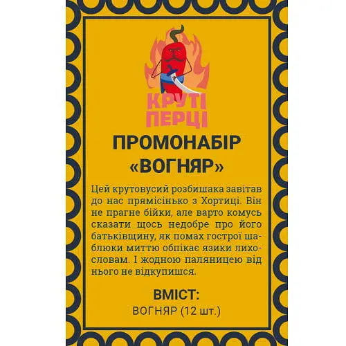 Аксесуар Lord of Boards Набір промо карток до гри Круті Перці Вогняр укр. (LOB22041UA)