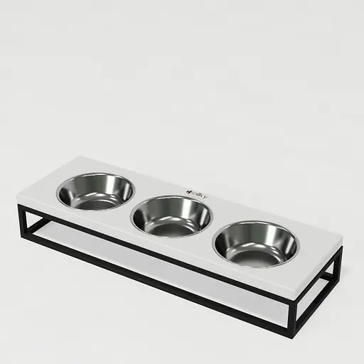 Hollky Base Bar — три миски на підставці (3 × 0,45 л) - фото 5