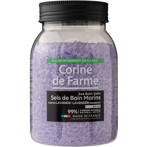 Соль для ванны Corine de Farme лаванда морская 600 г