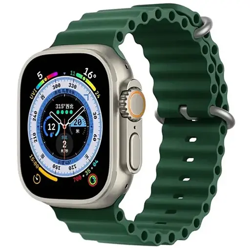 Ремешок Ocean Band для Apple Watch 42(ser.1-3)/44/45/46/49mm Зеленый / Forest green