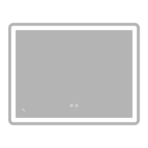 Зеркало Zerix Mirra MR05-90x70-Reverse с LED Touch, Anti-fog, димером, регулятором яркости ZX6059 - фото 1