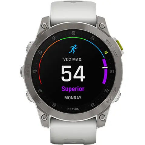 Смарт-часы Garmin Epix (Gen 2) Sapphire-White Titanium (010-02582-20/21) - фото 6