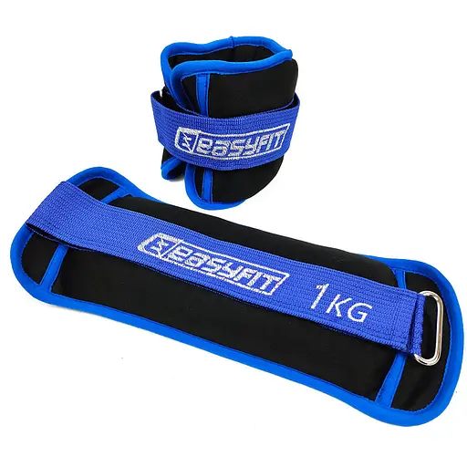 Обтяжувачі для ніг та рук з металом EasyFit MYAKI по 1 кг (пара) (EF-AWTN-100) - фото 1