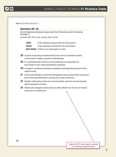 IELTS Practice Tests. Student's Book with Audio CDs (2) and Glossary CD-ROM - фото 7
