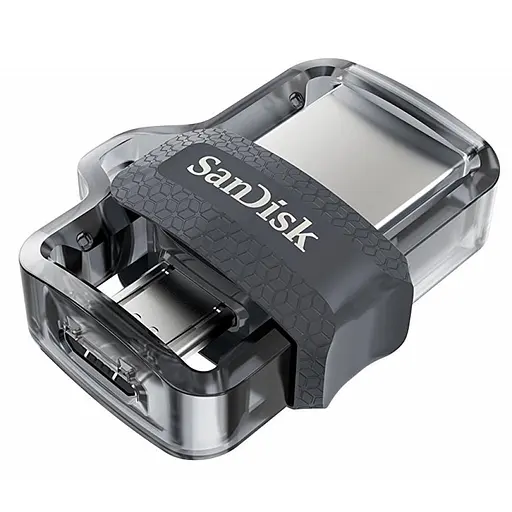 Флеш-накопитель Sandisk USB 3.0 Ultra Dual Drive OTG M3.0 32Gb (150 Mb/s) (SDDD3-032G-G46) - фото 1