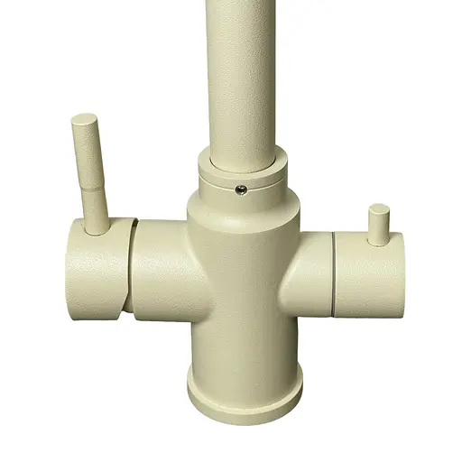 Смеситель для кухни под фильтр Adamant SA-021 ivory 0218, Бежевый - фото 4