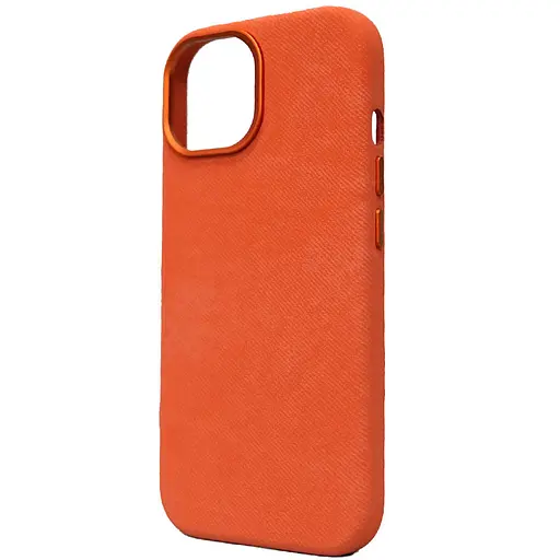 Чехол Epik Denim with MagSafe для Apple iPhone 15, 6.1 Orange - фото 2