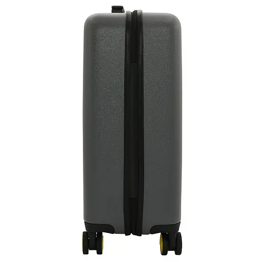 Валіза LEGO Brick 2x2 Trolley S 40 л темно-сіра з жовтою вставкою (20152-1962) - фото 3